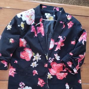 Floral jacket worthington